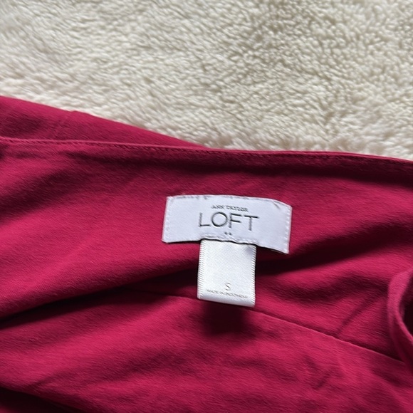 LOFT Pink Sleeveless Fit & Flare Dress | Size Small | Summer Ready - Picture 4 of 7